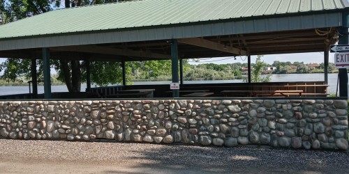 Covered BBQ Area